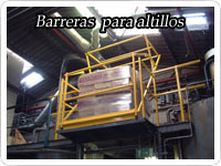 Barreras para altillos