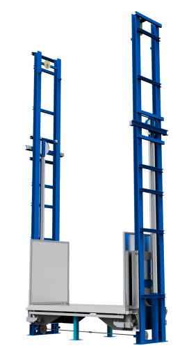 elevador hidraulico de doble columna enfrentada